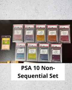[PSA 10] Yu Nagaba Eevee’s Promo Complete Non-Sequential Set Of 9 Japanese - Bild 1 von 11