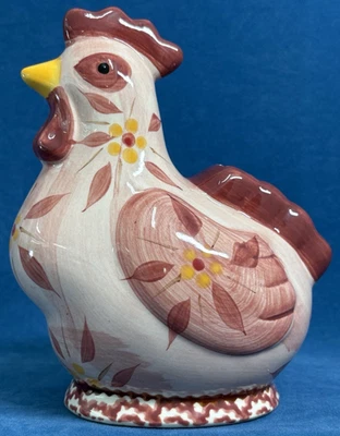 Temptations "Chicken" Old World Cranberry Measuring Spoon Caddy - Image 1 of 4