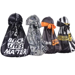 4PCS Designer Silk Durags - Luxury Silky Durags for Men Designer Durag | Dura... - Picture 1 of 6