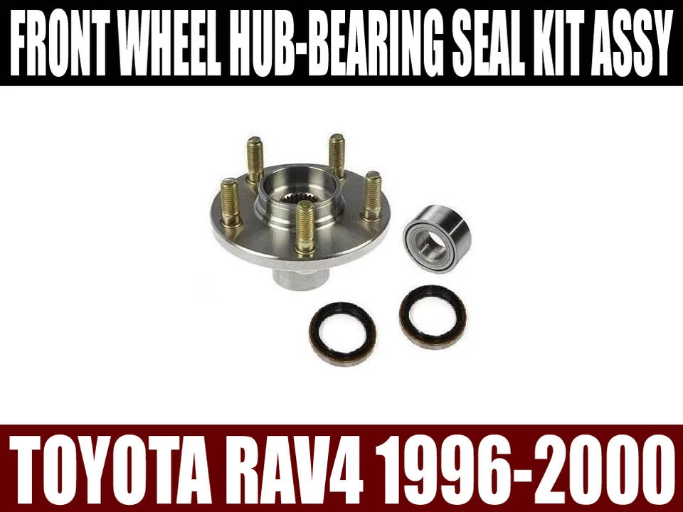 Se adapta a: Toyota Rav4 1996 1997 1998 1999 2000 conjunto de buje y cojinete de rueda delantera Foto 1 de 1