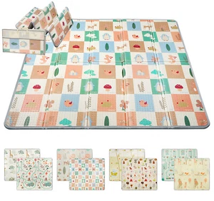Krabbelmatte Baby Faltbar Spieldecke Doppelseiten Krabbeldecke 200x180cm DE - Bild 1 von 13