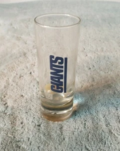 New York Giants Tall Shot Glasses single NFL Licensed NEW - Picture 1 of 1