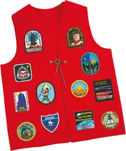 New Cub Scout Patch Vest BSA OA Jamboree Official Licensed Adult Men Size Large - Picture 1 of 12