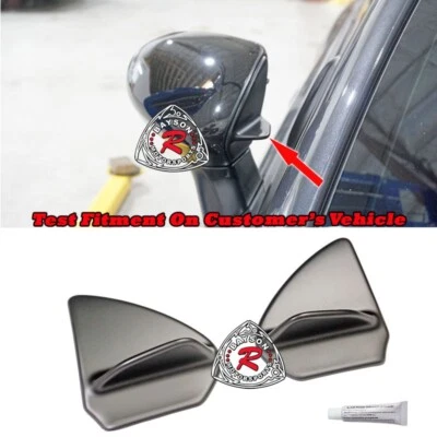 Se adapta a 22-25 Subaru BRZ / Toyota GR86 estilo T aletas de espejo lateral (ABS) Foto 1 de 4