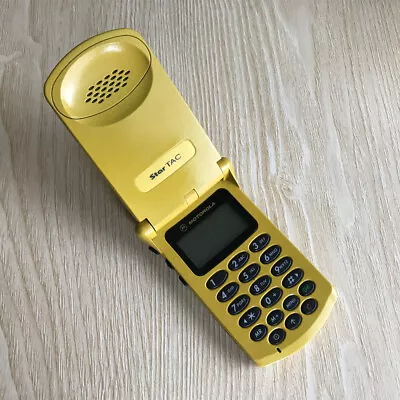 Motorola StarTAC 338 338c Old Fashion Classic Flip CellPhone Antenna 2G GSM - Image 1 of 4