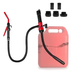 Bomba de transferencia portátil que funciona con pilas para gas combustible diésel agua gas sifón - Imagen 1 de 7