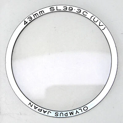 Olympus Slim Chrome 43mm SL39.3C UV Filter  #2 .............. Minty - Image 1 of 4