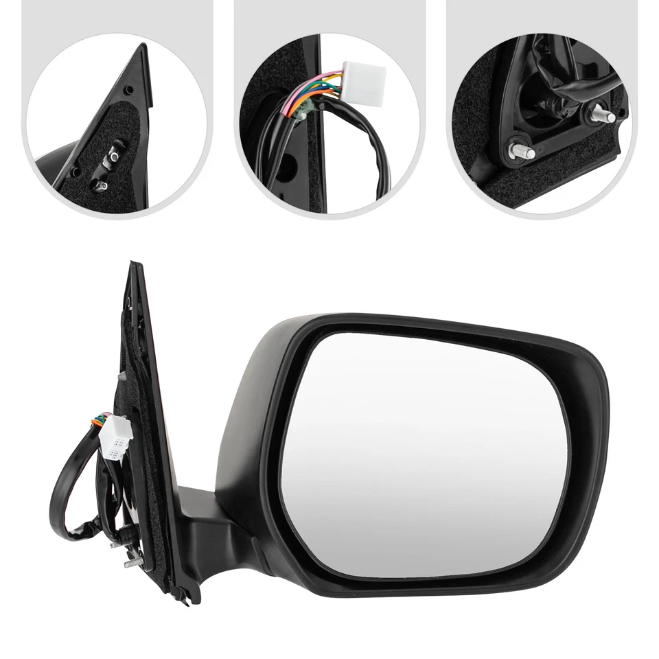 9 Pins Rearview Mirror Right Passenger Side Mirror For 13-22 Toyota Land Cruiser - Image 1 of 4