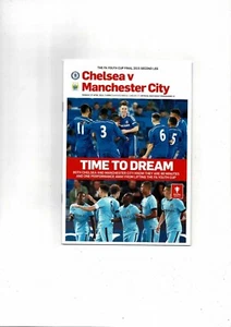 2015 Chelsea v Manchester City FA Youth Cup Final Football Programme - Picture 1 of 1