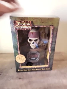 Disney Pirates Of The Caribbean Talking Skull Alarm Clock Radio NEW IN Box - Picture 1 of 7