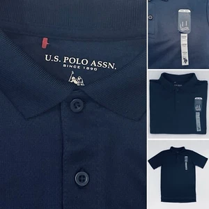 US Polo Assn. Polo Shirt School Uniform Big Girl Collared Short Sleeve Stretch - Picture 1 of 8
