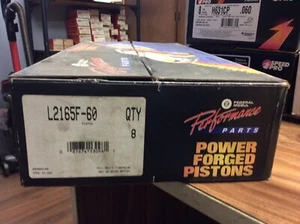 Federal Mogul Pistons L-2165F 60, set of 8, see description for fit, NEW - Bild 1 von 2