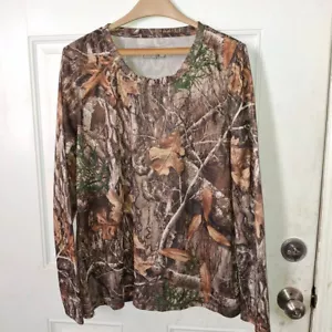 Magellan Outdoors Hunt Gear Realtree Edge long sleeve T-Shirt size XL mesh - Picture 1 of 2