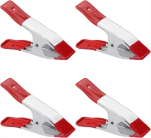 4''/6" 8X/16X Spring Clamps Large Metal Market Stall Clips Tarpaulin Plastic - Picture 1 of 12