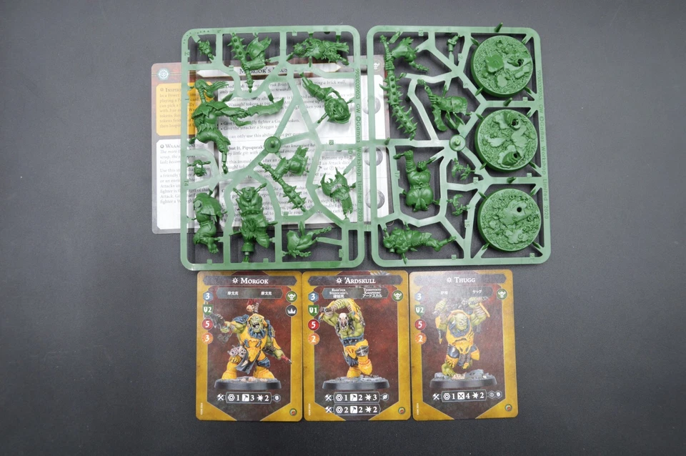 Warhammer AoS Underworlds: Ironjawz Morgok's Krushas 带卡! — 第 1/1 张图片