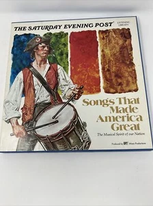 SATURDAY EVENING POST Songs That Made America Great, 4 vinyl LP box set, 1975,VG - Picture 1 of 6