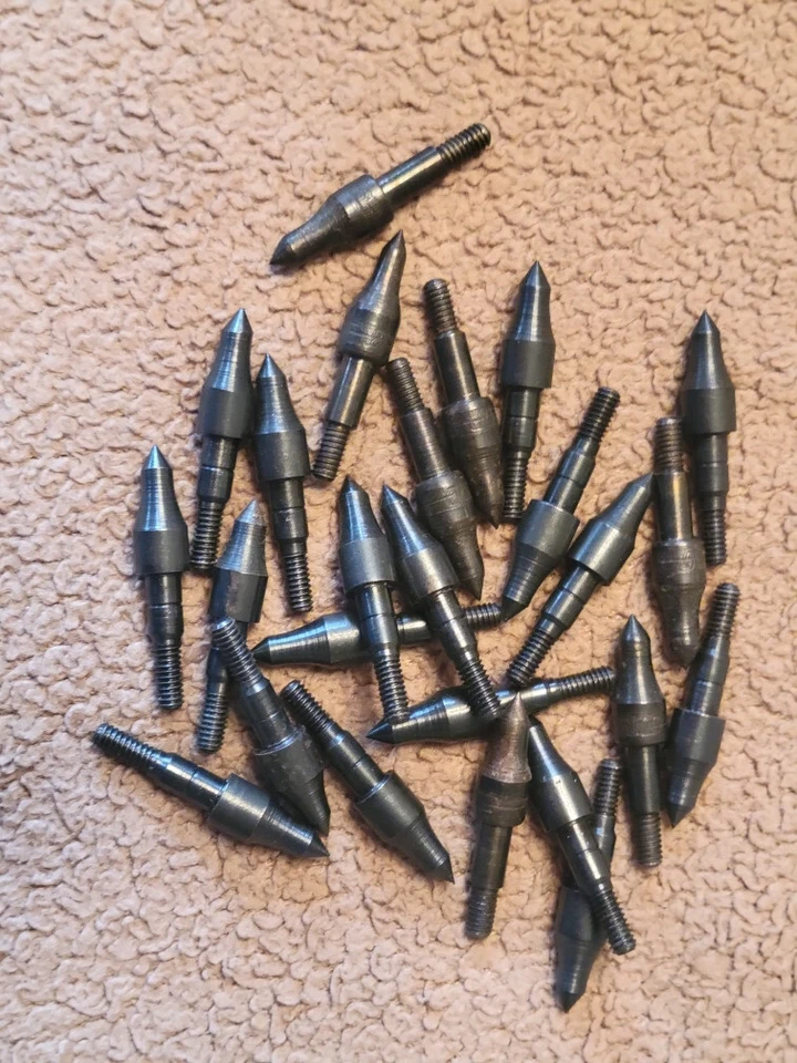 25 Trophy Ridge FIELD POINTS Archery Practice Tips 5/16" 100 gn - Image 1 of 1