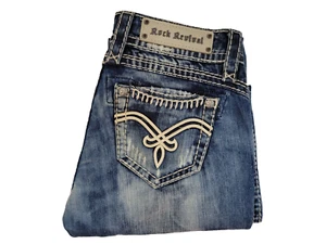 Rock Revival Damenjeans Becky Boot Größe 28 (Innennaht 35") gebraucht, in einwandfreiem Zustand - Bild 1 von 13