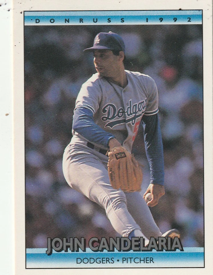 FREE SHIPPING-MINT-1992 Donruss John Candelaria #125 DODGERS PLUS BONUS CARDS - Image 1 of 1