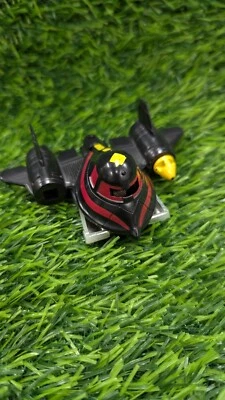 Switch Force Black Bomber 1984 LJN Jet Plane Switch Bot Transformer incompleto Foto 1 de 4