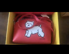 NEW- Marc Tetro Red Westie Dog Medium Size Crossbody Bag