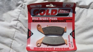 HONDA XRV750 AFRICA TWIN klx650 dr650 xr400 dr250 GOLD FREN HH FRONT BRAKE PADS - Picture 1 of 3