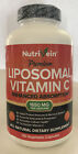Nutrivein Premium Liposomal Vitamin C 1650mg -180 Caps Enhanced Absorption