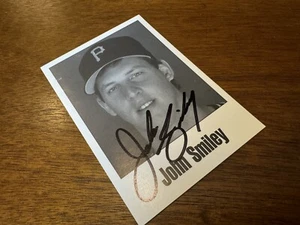 John Smiley Autographed MLB Photo Pittsburgh Pirates - Picture 1 of 3