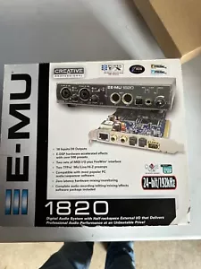 Creative Professional E-MU 1820 Incudes EM8840 Boxed Item - Picture 1 of 13