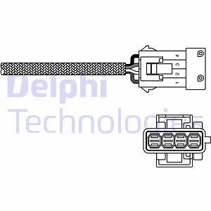 DELPHI ES10795-12B1 Lambda Sensor for CITROËN,FIAT,LANCIA,OPEL,PEUGEOT,VAUXHALL - Image 1 of 4