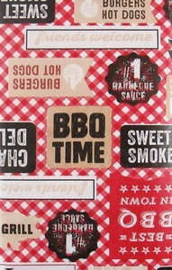 Best BBQ in Town Gingham Check Vinyl Flannel Back Tablecloth-Var Sizes - Picture 1 of 3