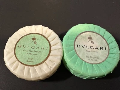 2 barras de jabón Bvlgari hechas en Italia barras de 2,6 oz envío gratuito Foto 1 de 2