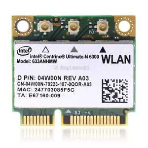 DELL Latitude E6520 E6510 E6420 Intel 6300ABGN wireless WiFi Adapter WLAN Card - Picture 1 of 8