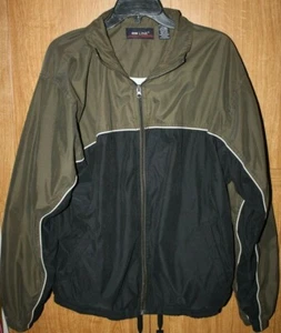 Men's On Line Jacket Sz L Camo Green & Black GUC - Picture 1 of 8