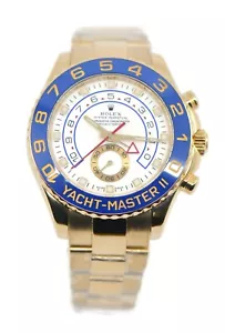 Rolex YachtMaster II 18K Yellow Gold Watch 116688 - Picture 1 of 6