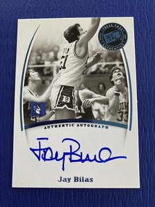 Press Pass Legends Saturday Signatures Jay Bilas Duke Autograph ESPN Blue Devils