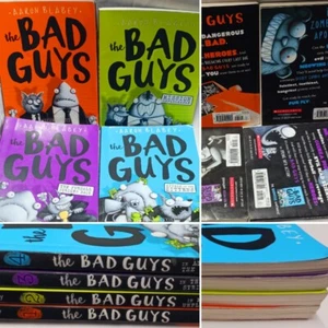 THE BAD GUYS BY AARON BLABEY SCHOLASTIC BOOKS SERIES 1 THROUGH 4 SEE PICS - Foto 1 di 11
