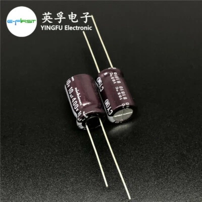 10pcs 10uF 400V Nichicon CY 10x16mm 400V10uF long life Capacitor - image 1 of 2