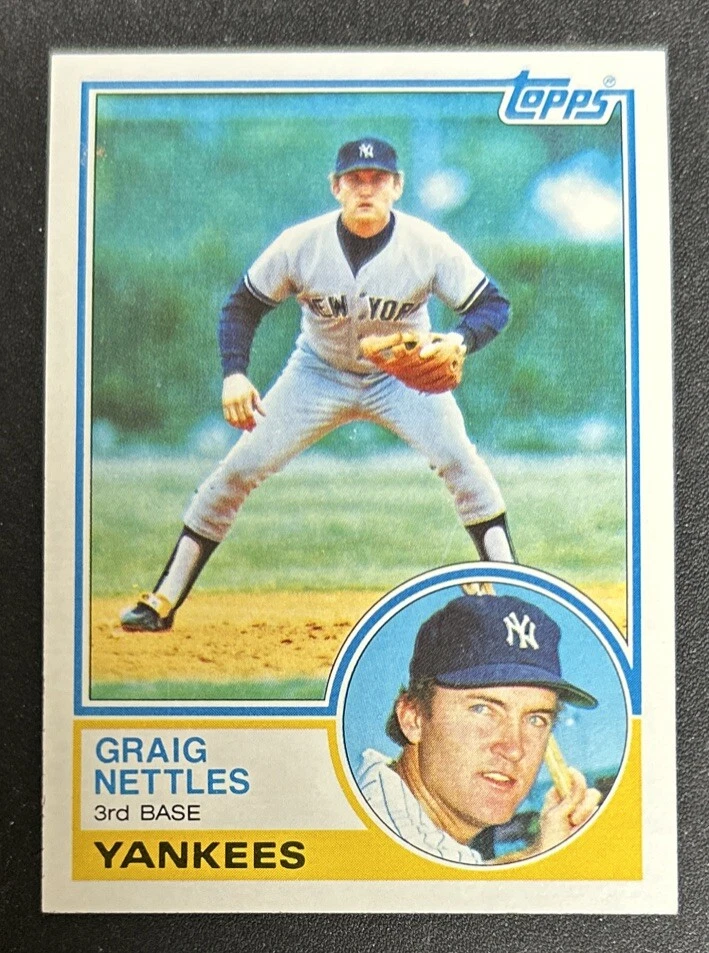 1983 Topps Graig Nettles Baseball Card #635 Yankees 3B VG O/C - Image 1 of 2