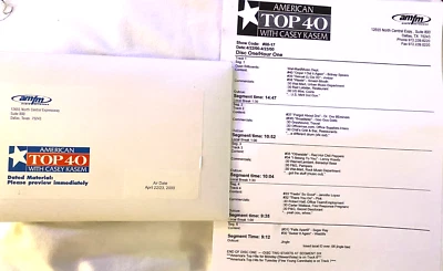 4/22/00 CASEY KASEM'S AMERICAN TOP 40; 3 LDD, 5 AMERICA TOP HITS , MINT/UNOPENED - Image 1 of 4