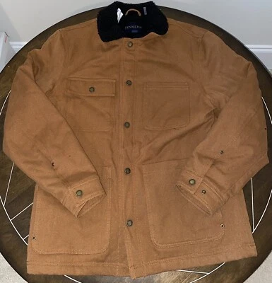 Pendleton Men’s Jacket Size Medium Sherpa Lined NWOT Brown Winter - Image 1 of 4