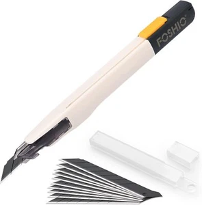 Craft Knife for Art, Craft, Auto Locking Retractable Utility Knife w/ 10 Blades - Picture 1 of 9