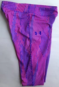 NWT UNDER ARMOUR GIRLS MULTI-COLOR FITTED LONG PANTS 1292806 LARGE $39.99 - Picture 1 of 3