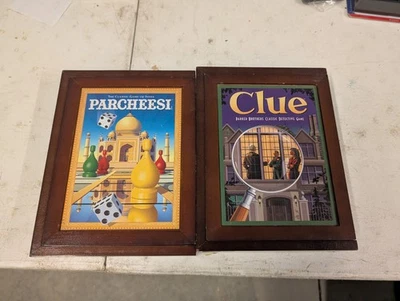 Caja Madera Pista Y Parchís Clásico Juego de la India Colección de Juegos Vintage  Foto 1 de 4