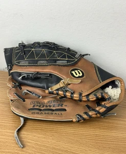 Wilson Baseball Glove Youth 10 1/2” Easy Catch Flex Back Dual Finger Power LHT - Picture 1 of 18