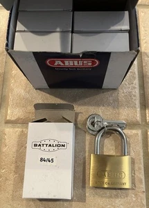 ABUS Battalion 84/45 KA GR4 19824 Keyed Locks (6 Pack) Open Box New - Picture 1 of 6