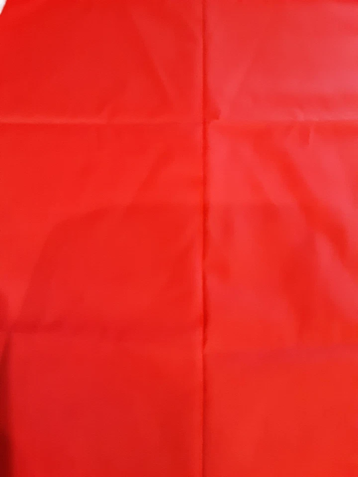  Red Fabric Solid Plain 3 Yds 35 In X 44 - Image 1 of 3