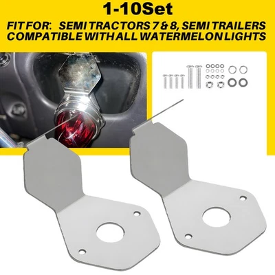 Marco de luz de sandía soporte en ángulo soporte abrazadera de billet - luz NO incluida Foto 1 de 4