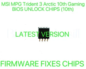 MSI MPG Trident 3 Arctic 10th, NO PASSWORD FIRMWARE BIOS CHIP LATEST VERSION - Picture 1 of 1