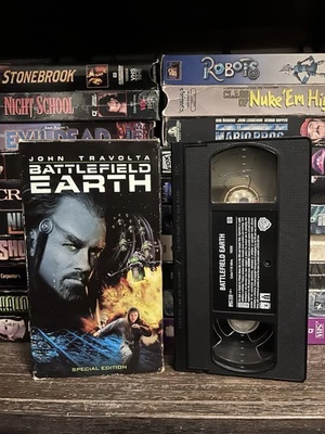 Battlefield Earth VHS Tape Late Release Video 2001 Special Edition SCI-FI HTF - Image 1 of 4